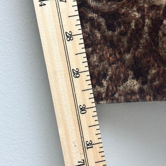 Vintage Brown Damask Print Corduroy Straight Leg Pants Women’s size 4 - Picture 2 of 9